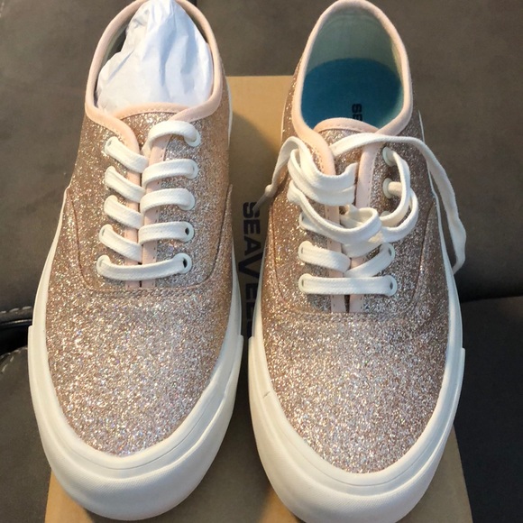 seavees glitter sneakers